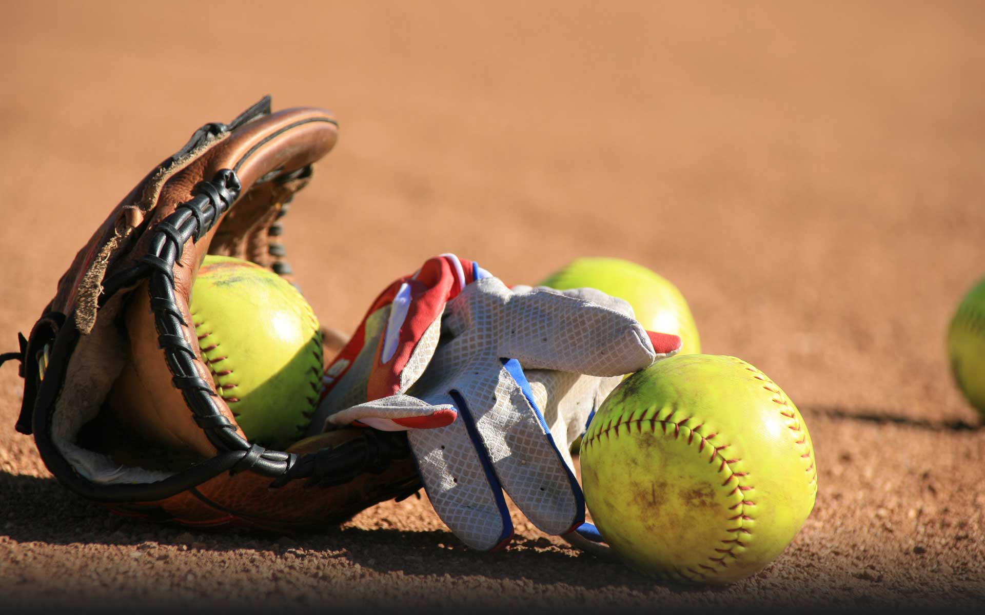 Softball Desktop Wallpaper