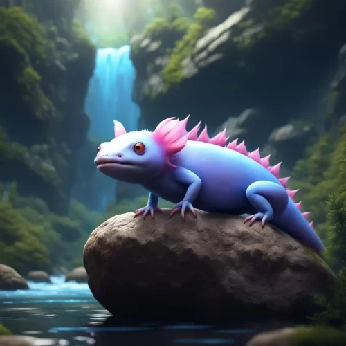 Background Axolotl Wallpaper