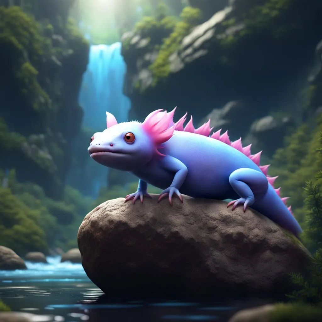 Background Axolotl Wallpaper