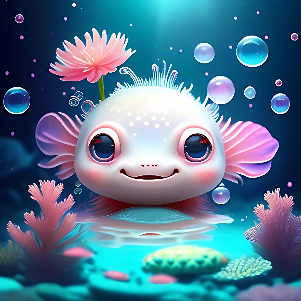 Background Axolotl Wallpaper