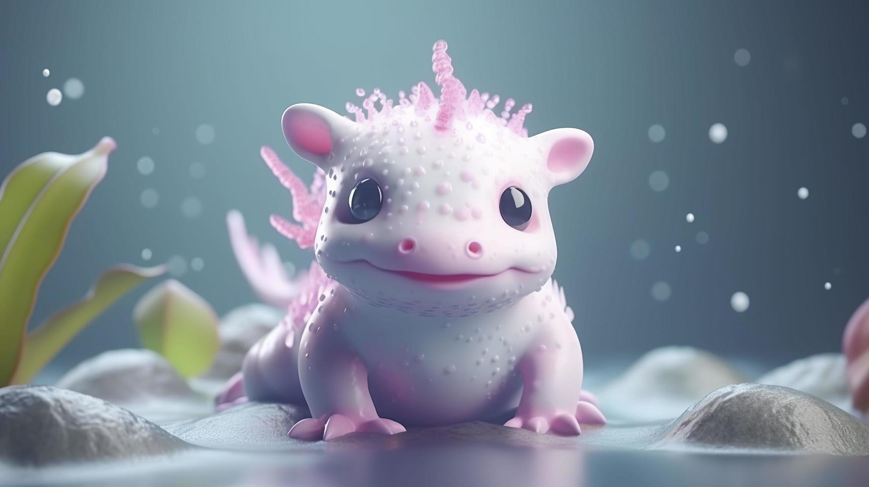 Axolotl Desktop Wallpaper