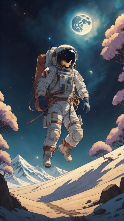 Background Astronaut Wallpaper