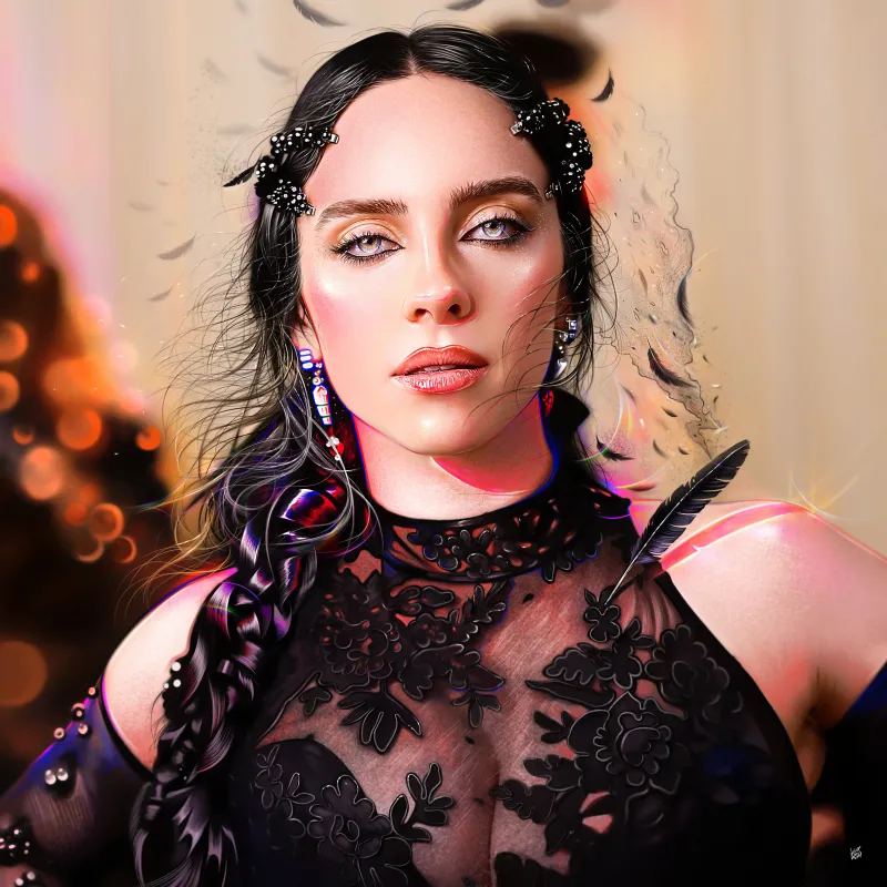 Background Billie Eilish Wallpaper EnWallpaper