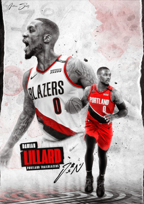 Background Damian Lillard Wallpaper