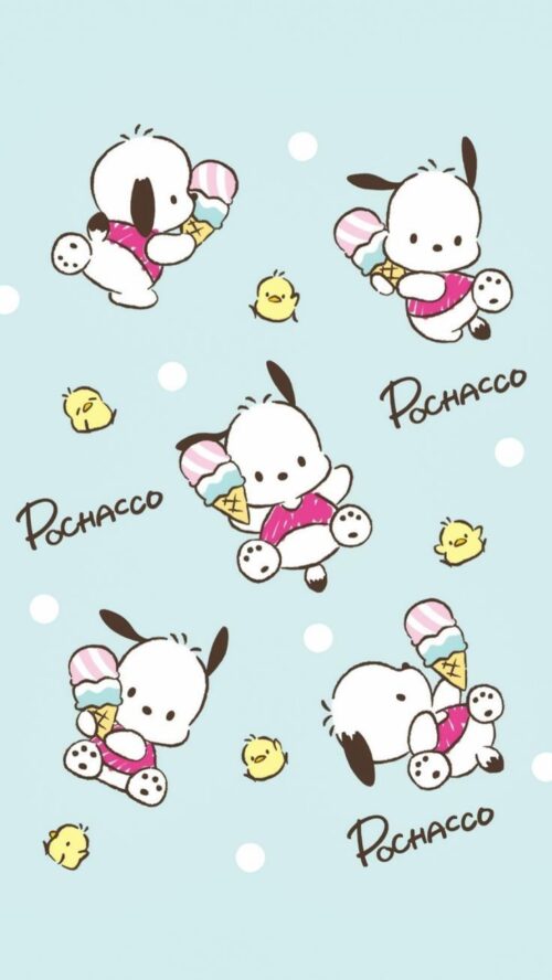 Background Pochacco Wallpaper