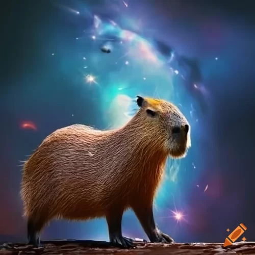 Background Capybara Wallpaper