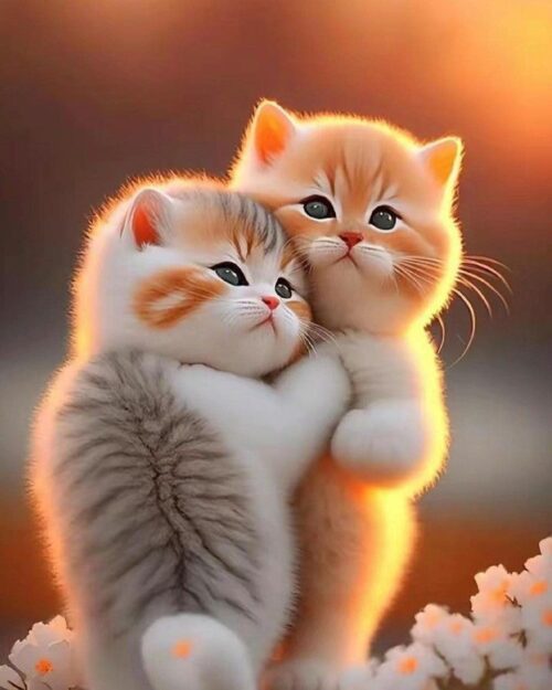 Background Cute Cat Wallpaper