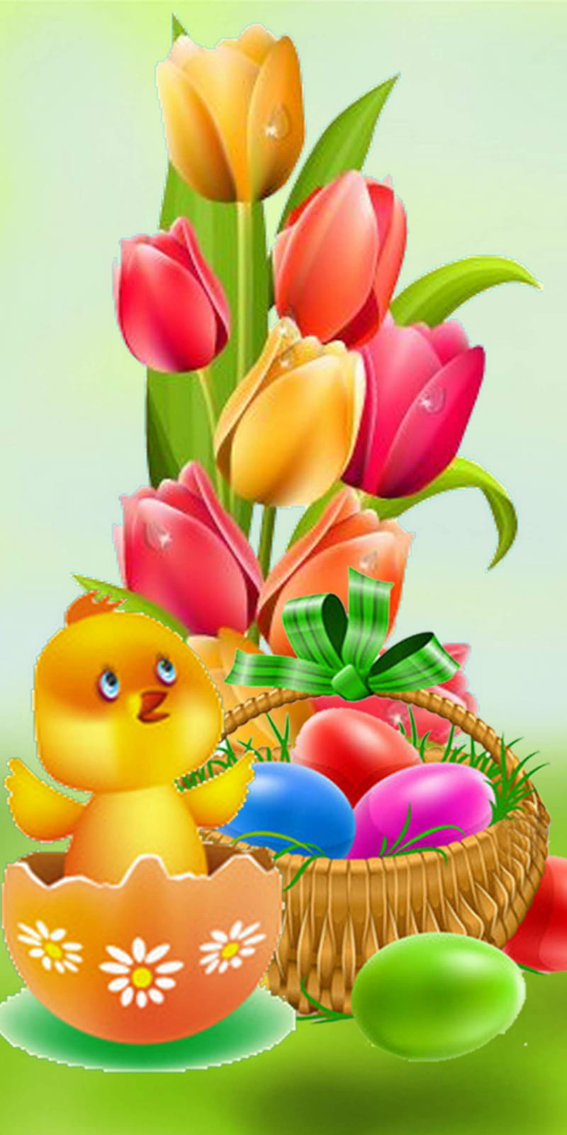 Easter Background Wallpaper