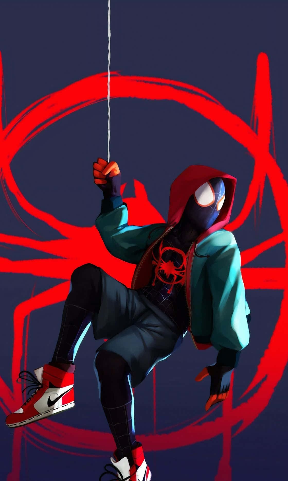 Background Miles Morales Wallpaper