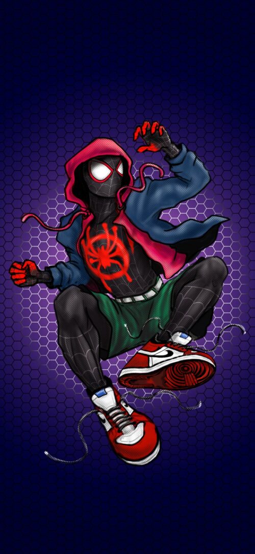 Background Miles Morales Wallpaper