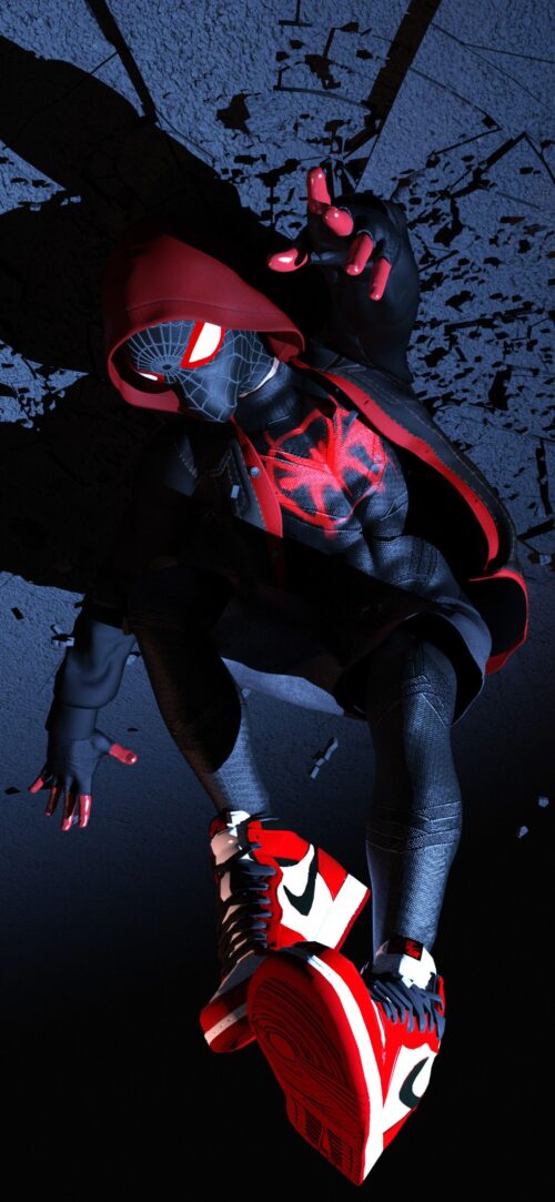 Background Miles Morales Wallpaper