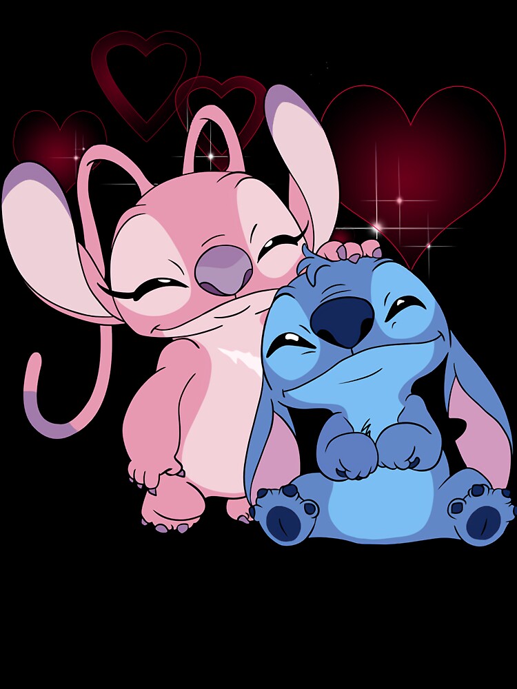 Stitch And Angel Wallpaper