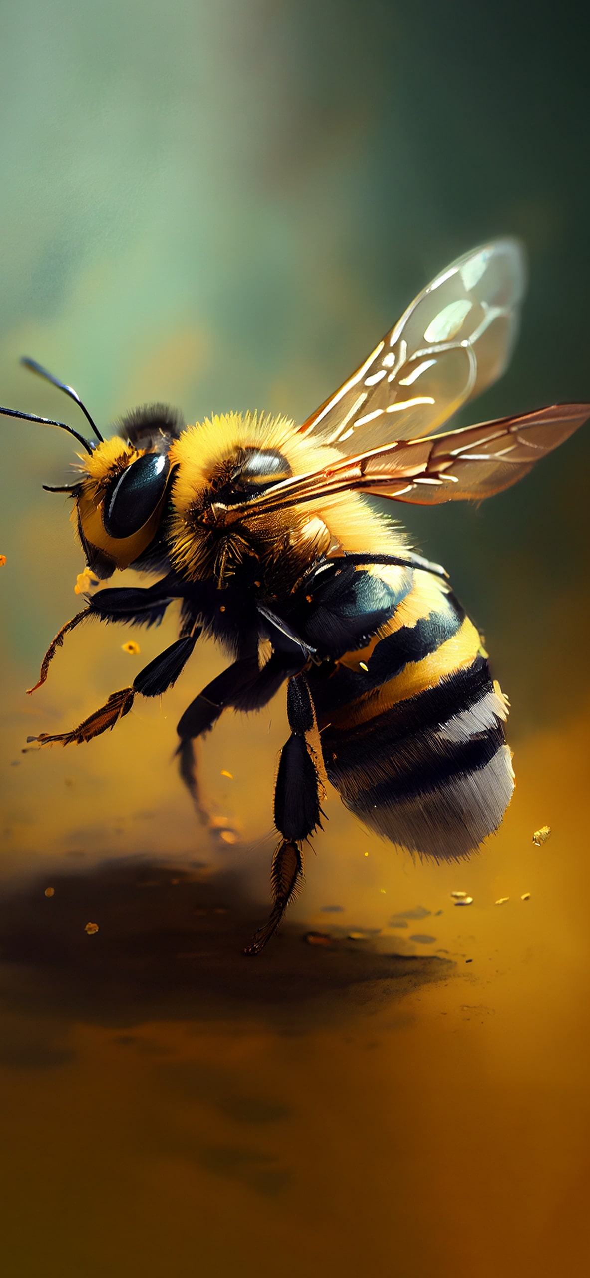 Background Bee Wallpaper