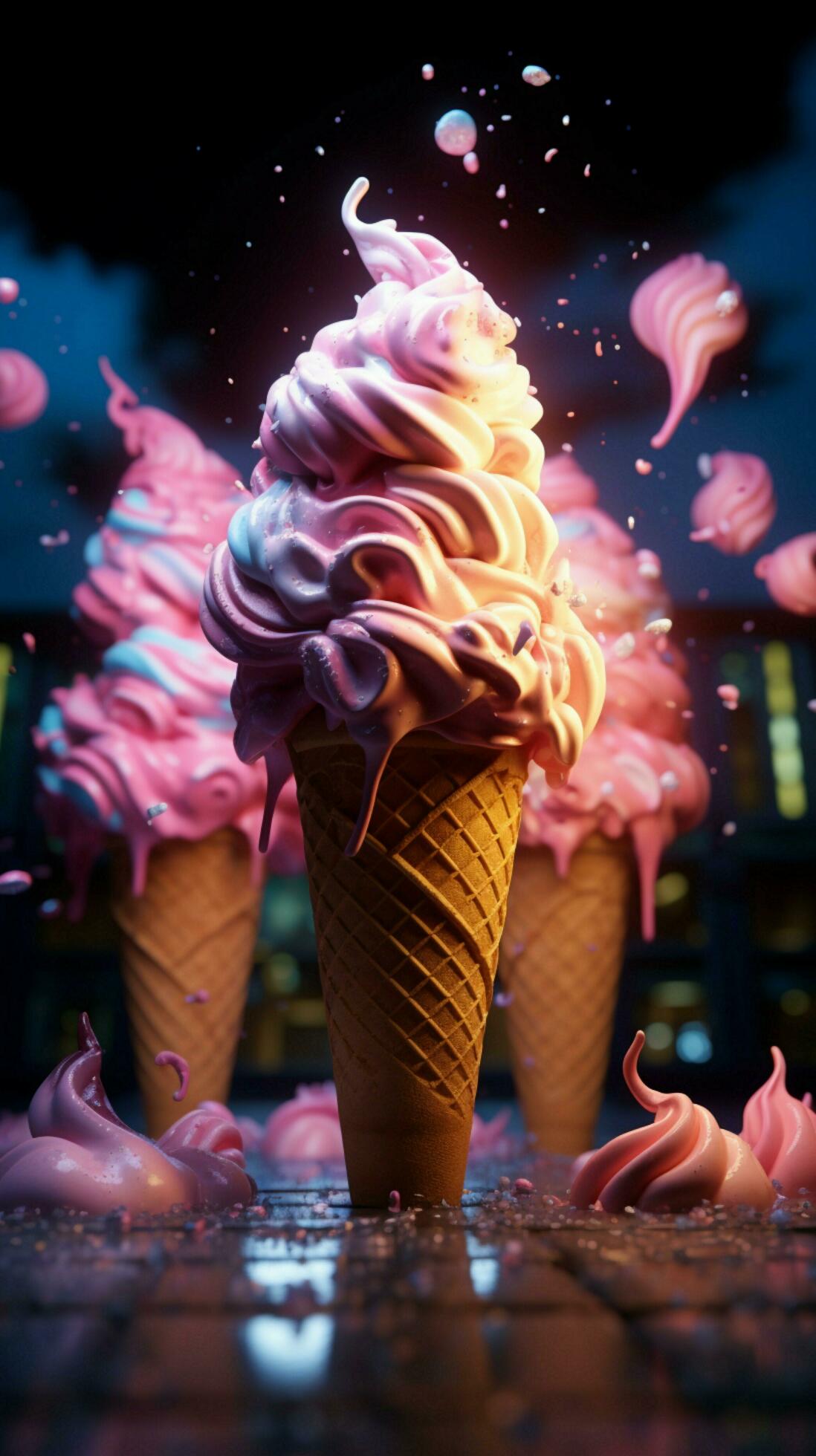 Background Ice Cream Wallpaper