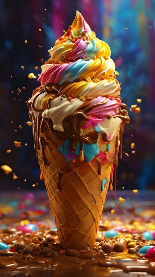 Background Ice Cream Wallpaper