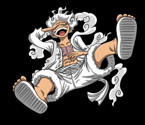 Background Luffy Gear 5 Wallpaper