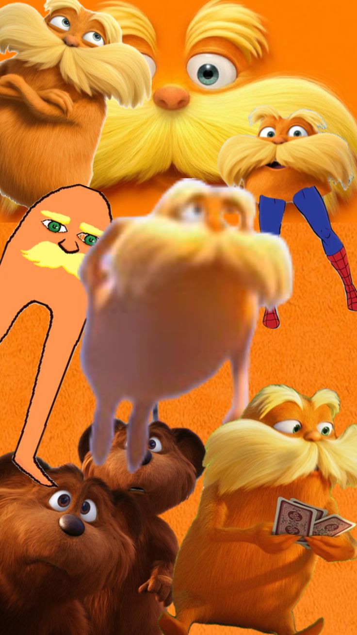 Background Preppy Lorax Wallpaper