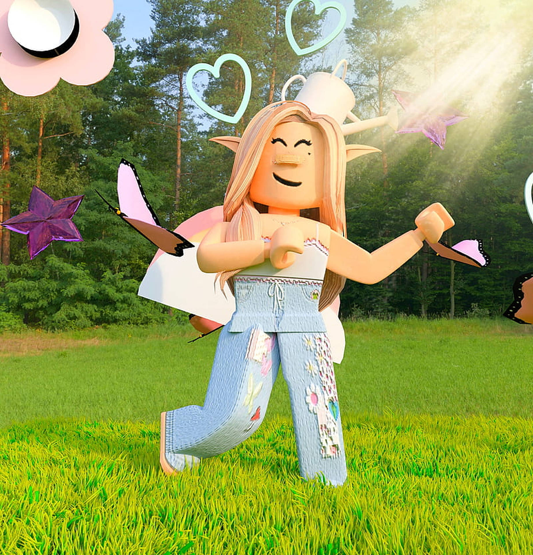 Background Roblox  Girl Wallpaper