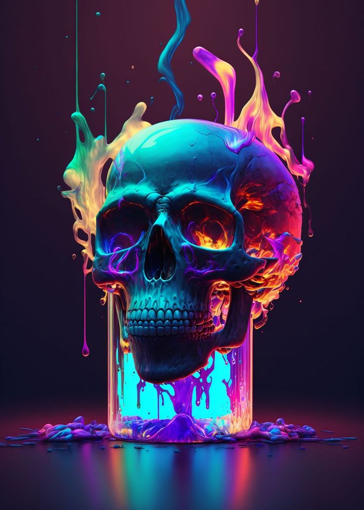 Background Skull Wallpaper