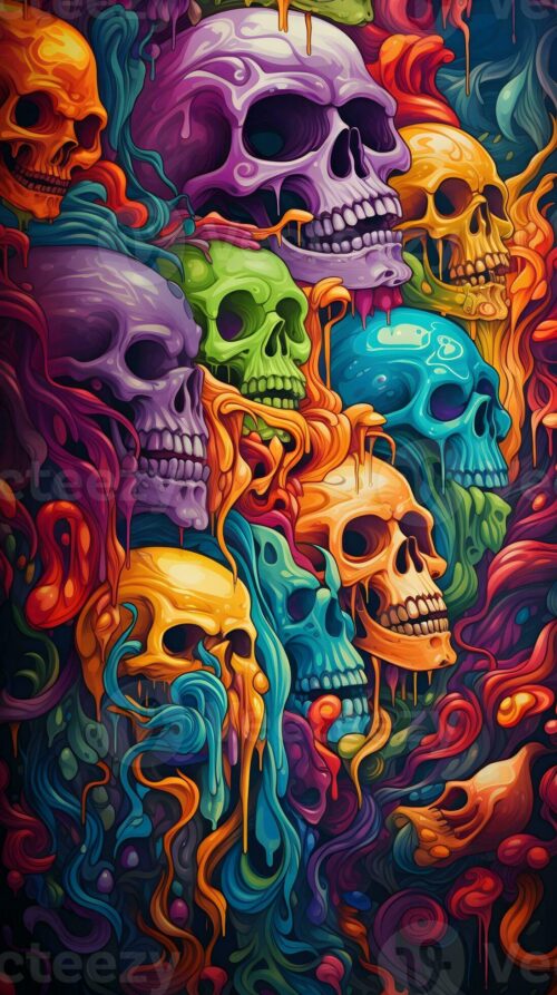 Background Skull Wallpaper