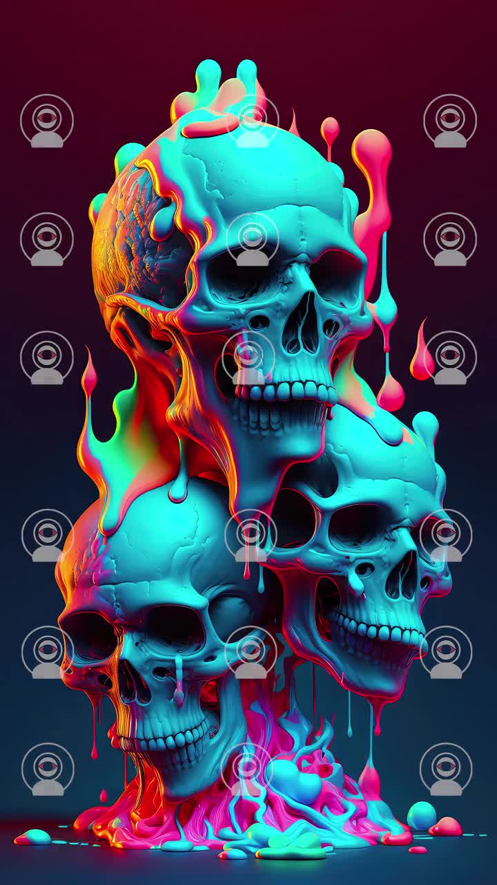 Background Skull Wallpaper