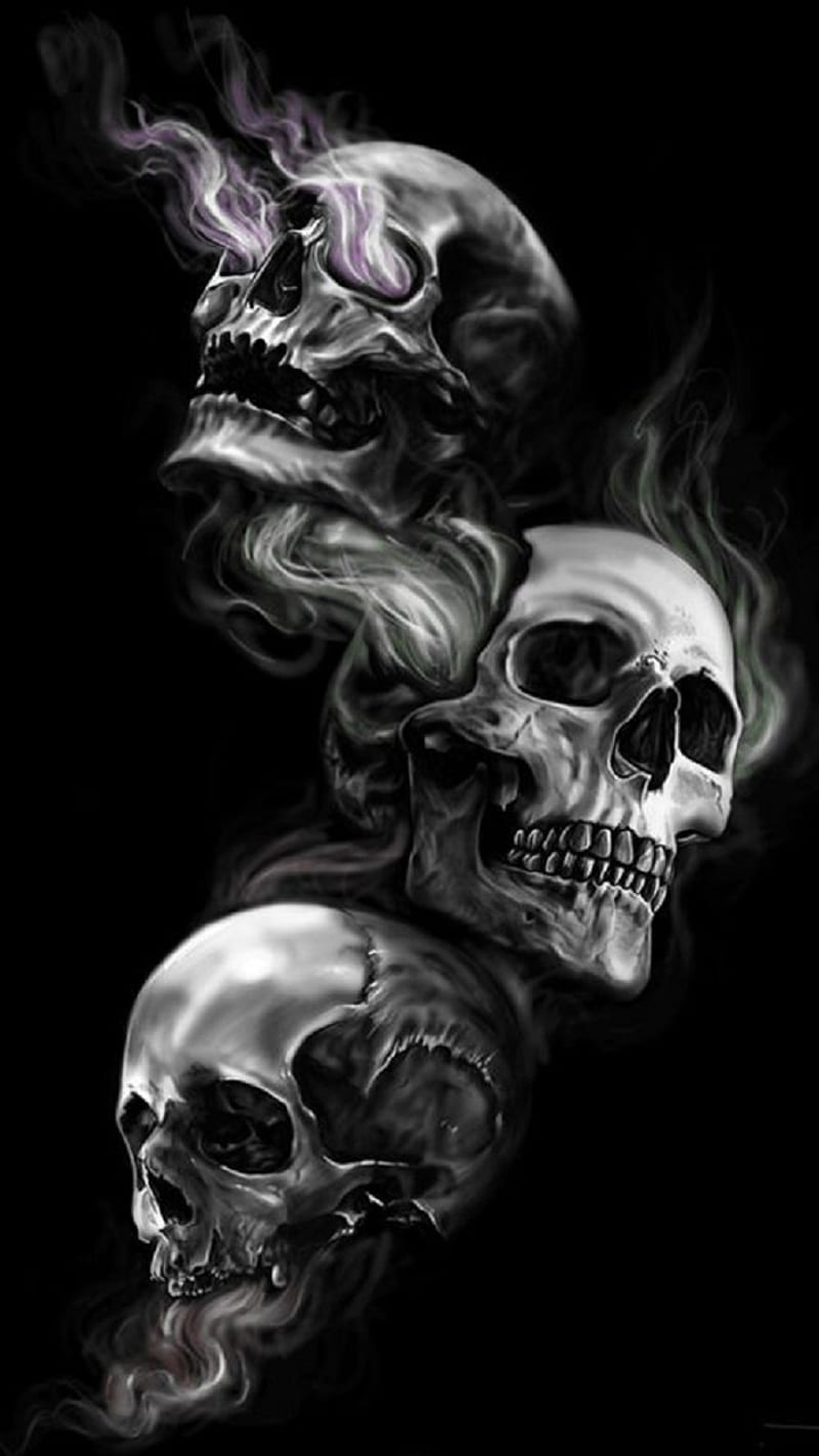 Background Skull Wallpaper