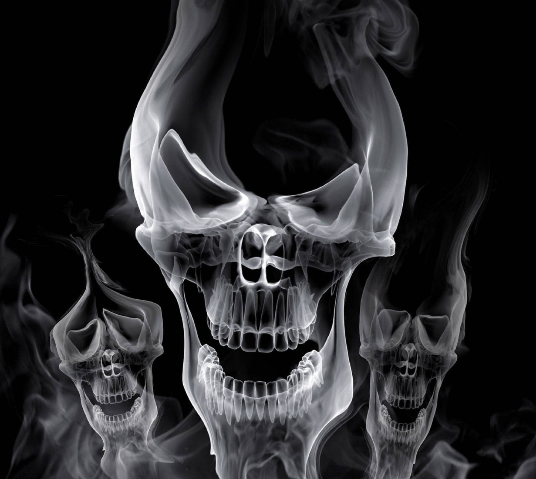 Background Skull Wallpaper