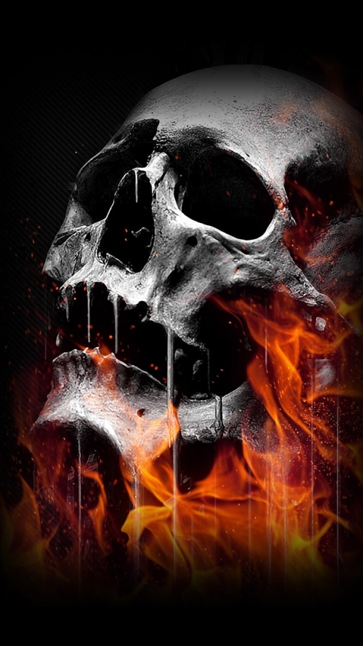 Background Skull Wallpaper