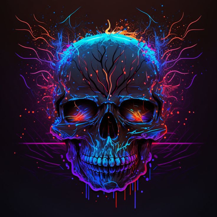 Background Skull Wallpaper