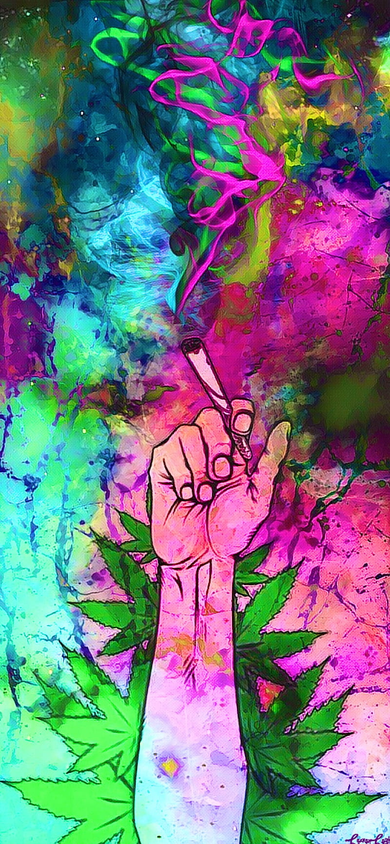 Background Weed Wallpaper