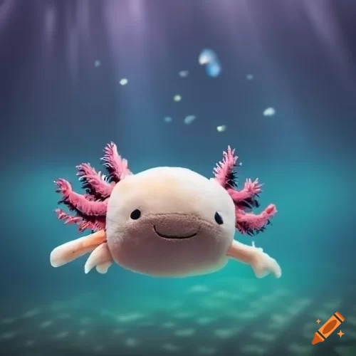 Cute Axolotl Wallpaper