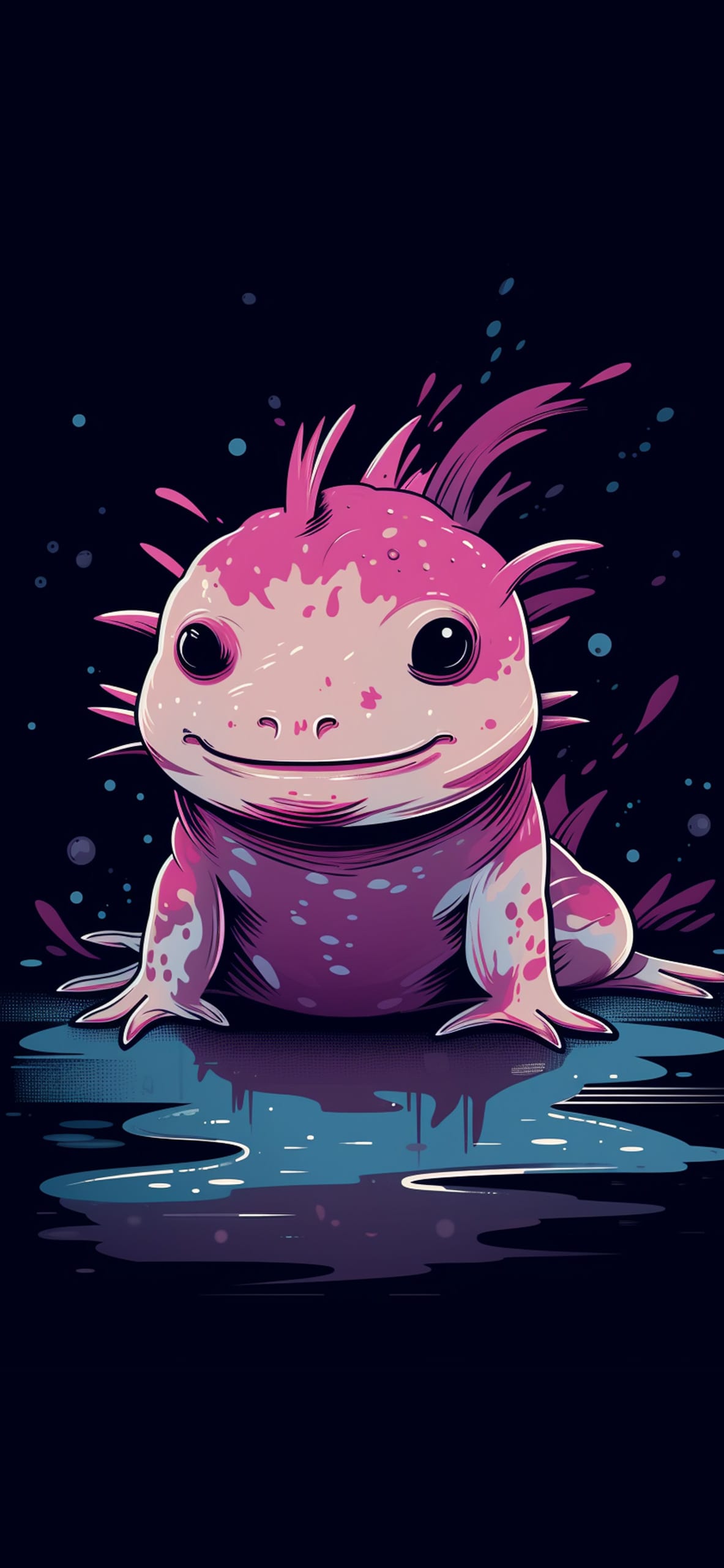 Cute Axolotl Wallpaper