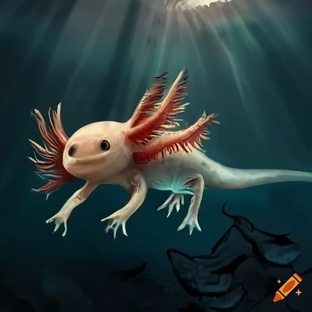 Cute Axolotl Wallpaper