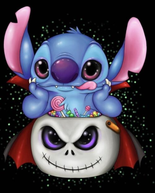 Stitch And Angel Wallpaper