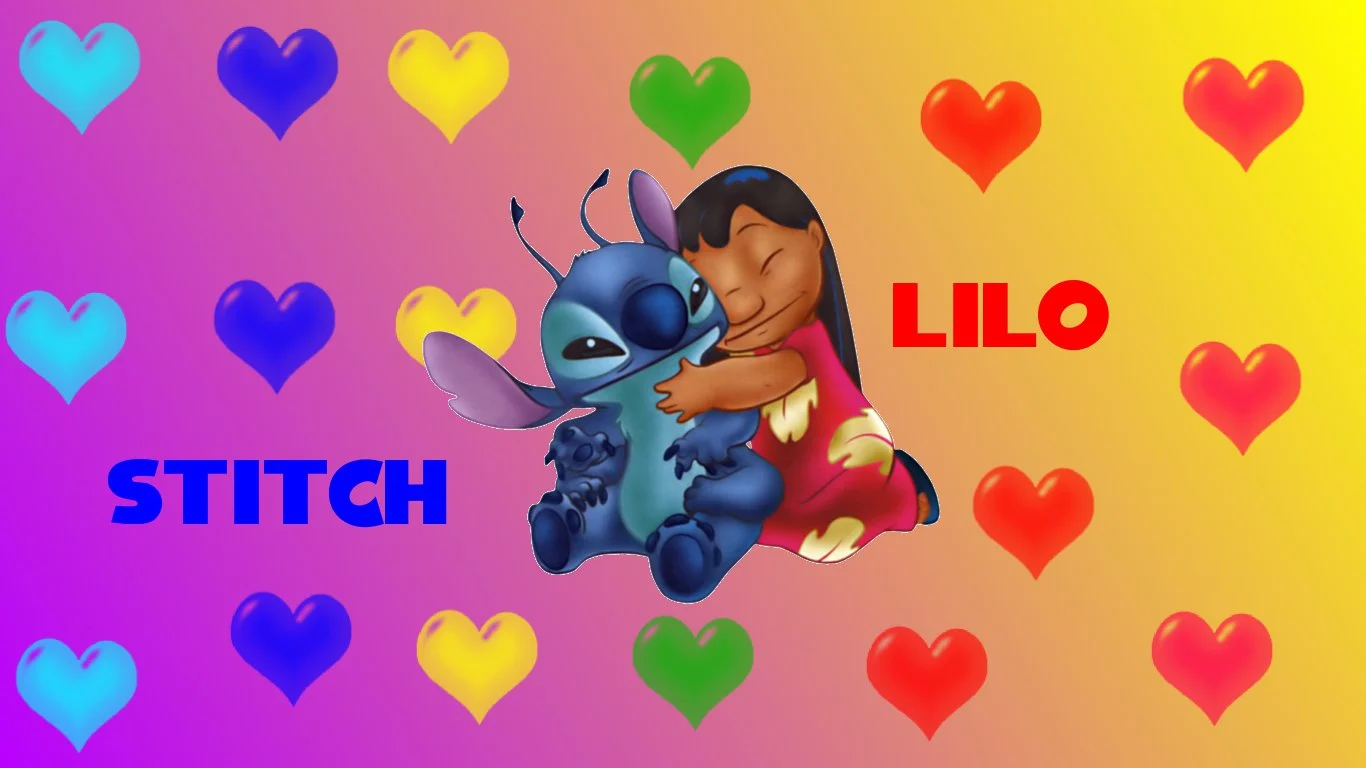 Stitch And Angel Wallpaper