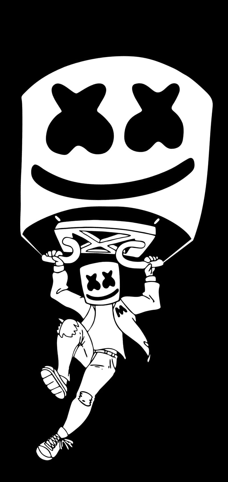 Background Marshmello Wallpaper