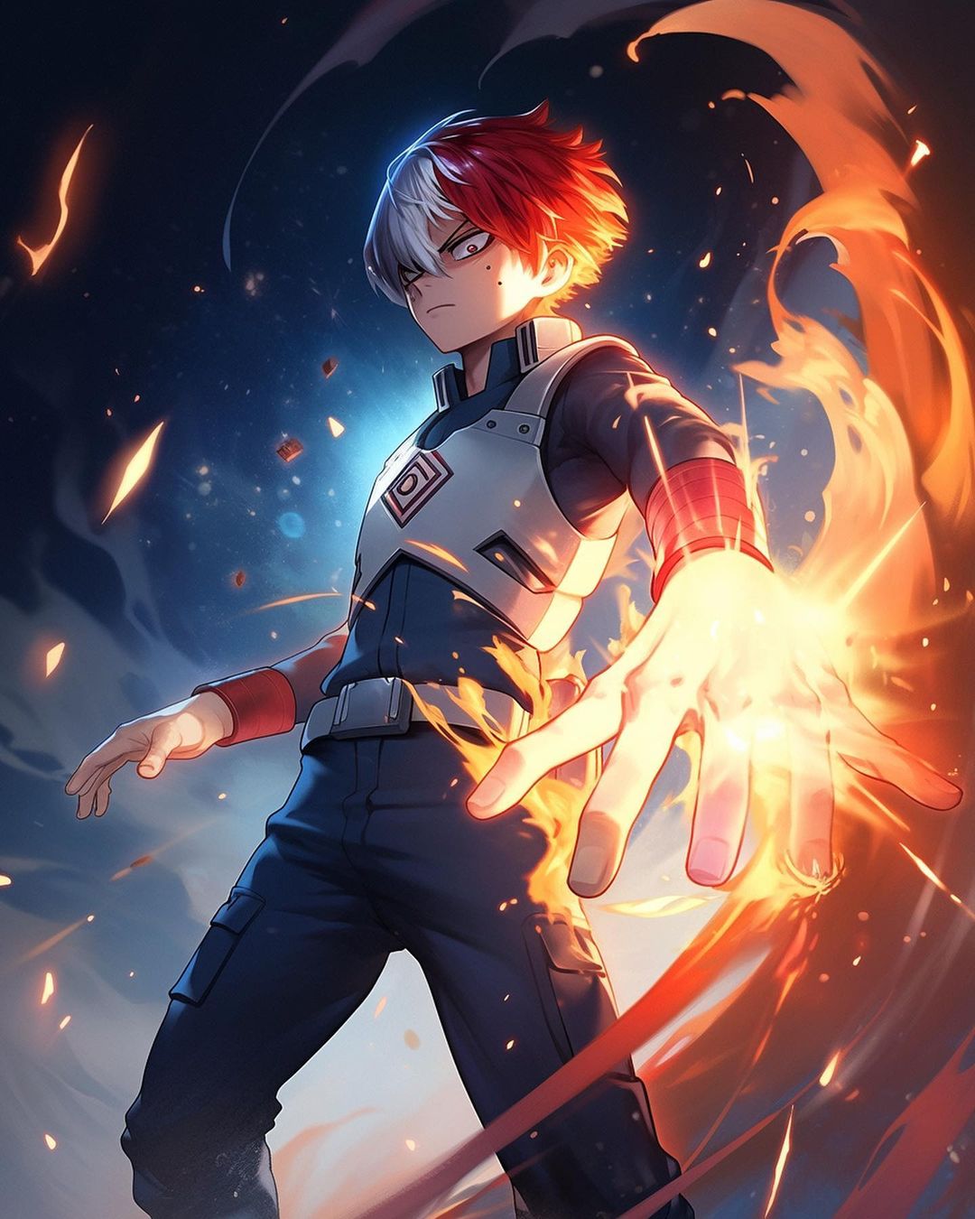 Background Todoroki Wallpaper