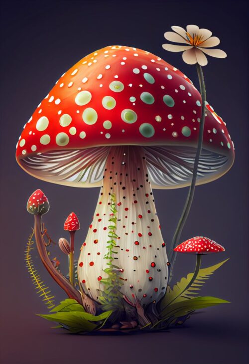 Mushroom Wallpaper