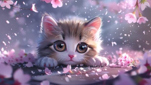 Desktop Kitten Wallpaper