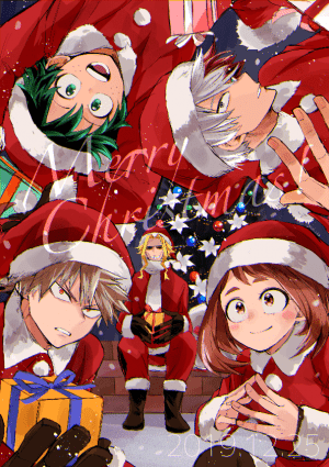 Mha Christmas Wallpaper