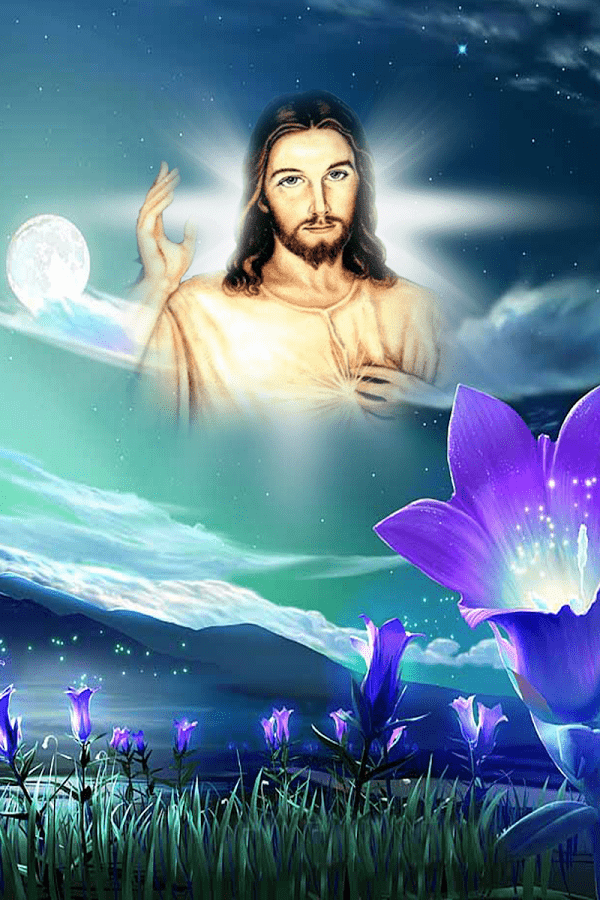 God Jesus | Jesus Painting | Lord Jesus Wallpaper Download | MobCup